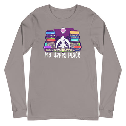 MY HAPPY PLACE - Modified Long Sleeve Tee - ChubbleGumLLC