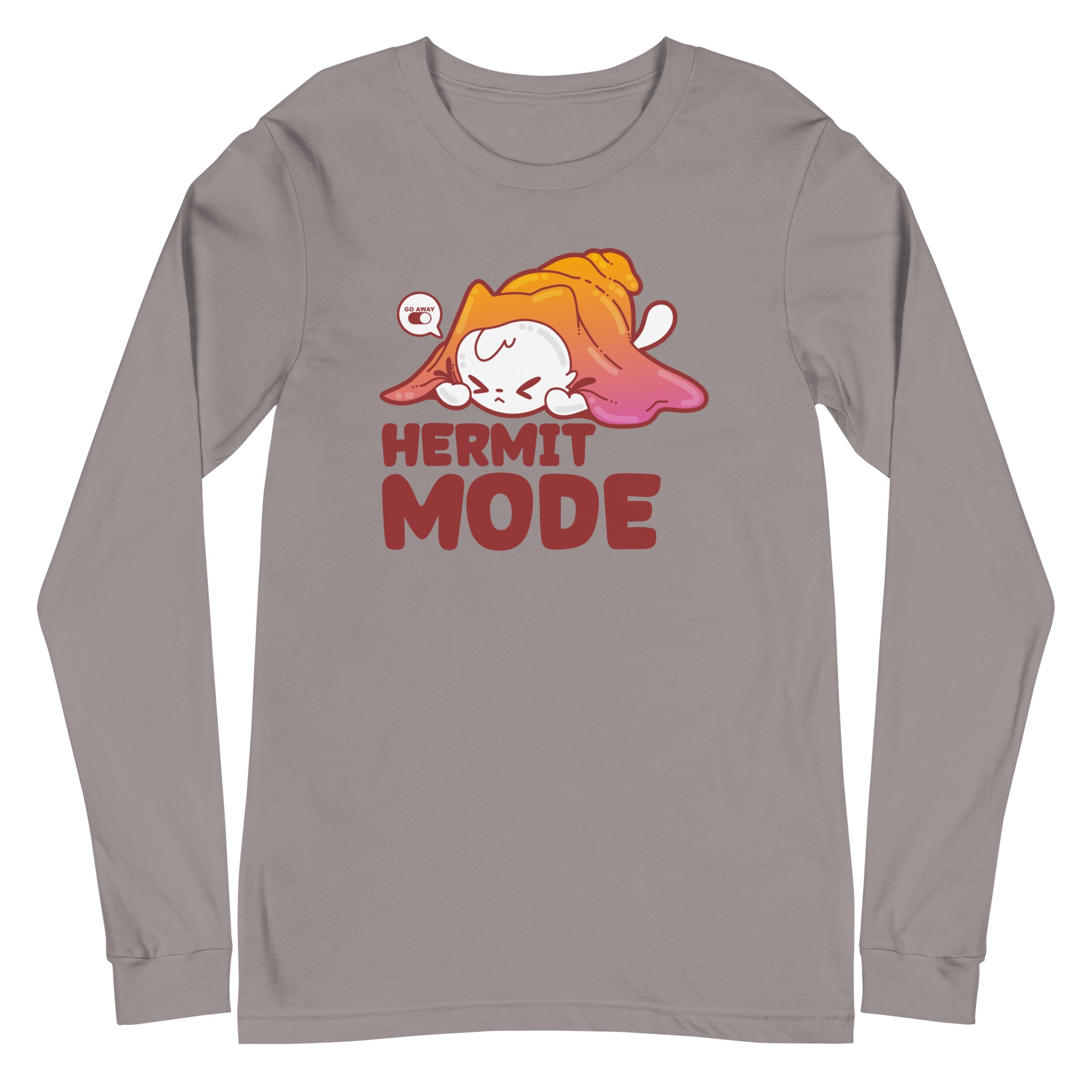 HERMIT MODE - Long Sleeve Tee - ChubbleGumLLC