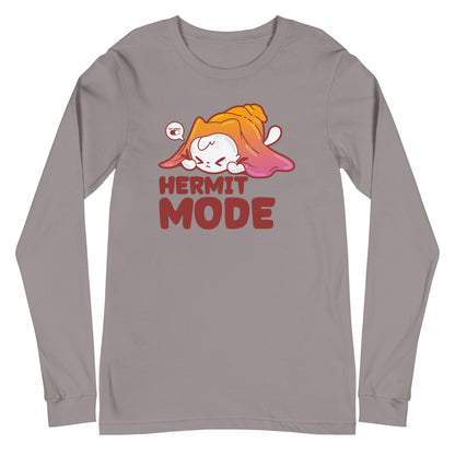 HERMIT MODE - Long Sleeve Tee - ChubbleGumLLC