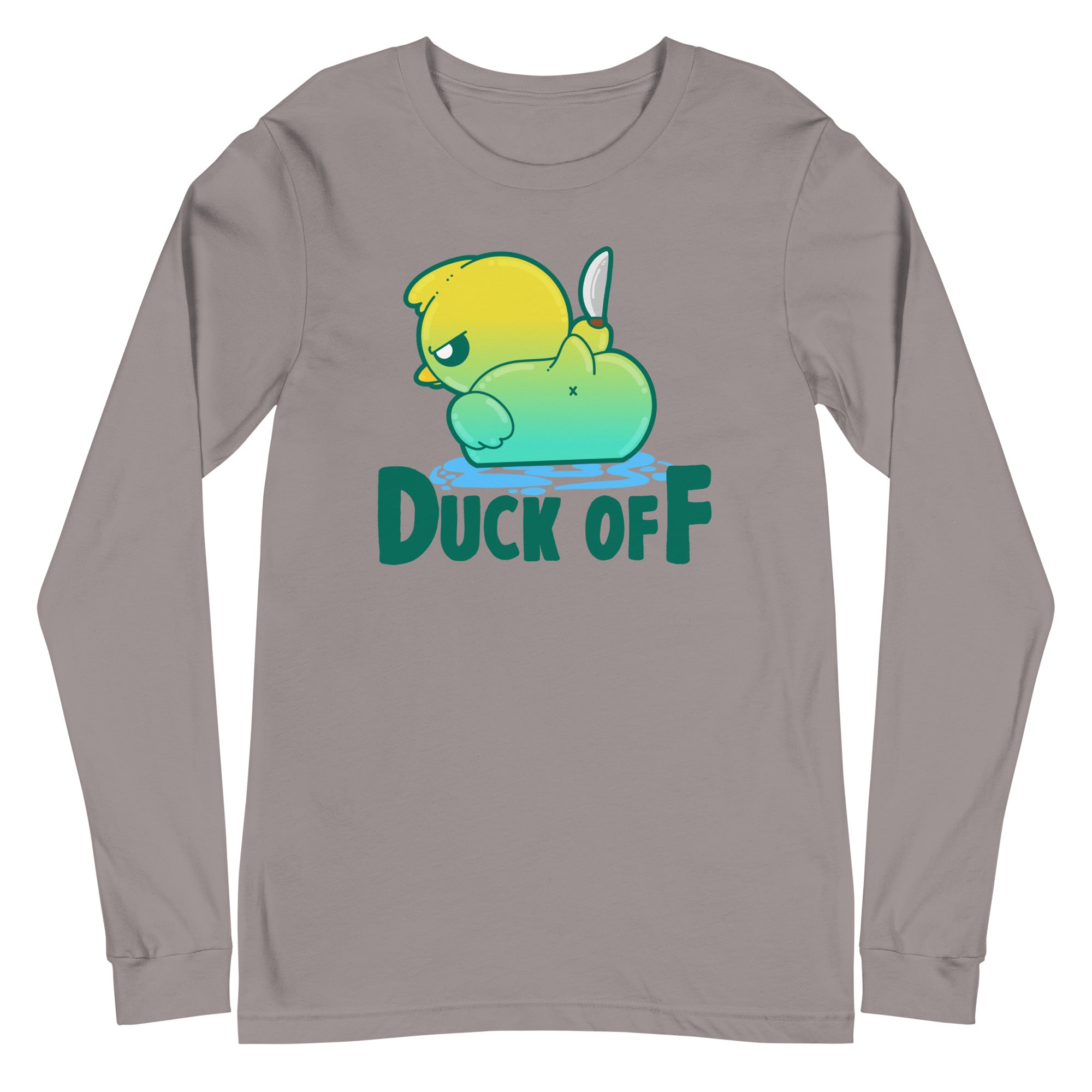 DUCK OFF - Long Sleeve Tee - ChubbleGumLLC