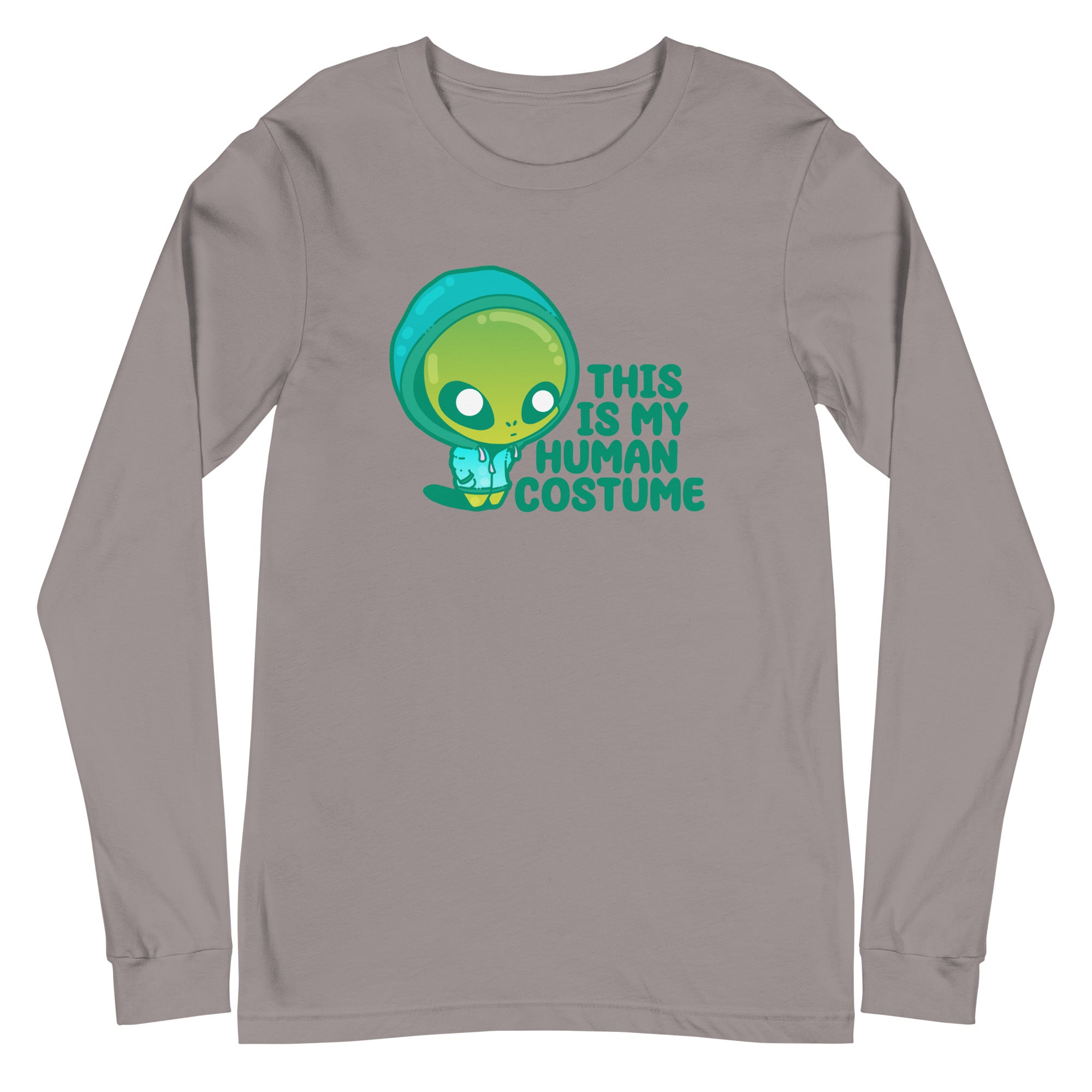 THIS IS MY HUMAN COSTUME - Long Sleeve Tee - ChubbleGumLLC