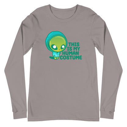 THIS IS MY HUMAN COSTUME - Long Sleeve Tee - ChubbleGumLLC