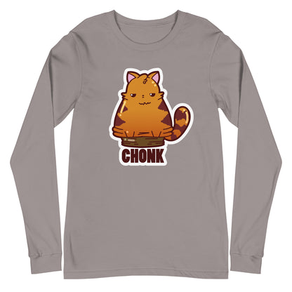 CHONK - Long Sleeve Tee - ChubbleGumLLC