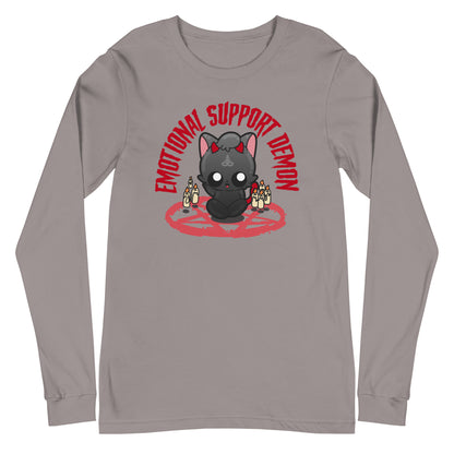 EMOTIONAL SUPPORT DEMON - Long Sleeve Tee