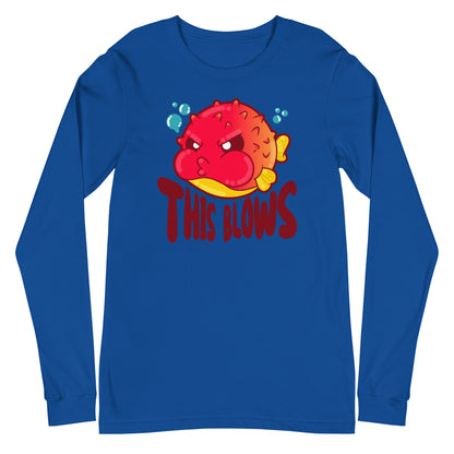 THIS BLOWS - Long Sleeve Tee - ChubbleGumLLC