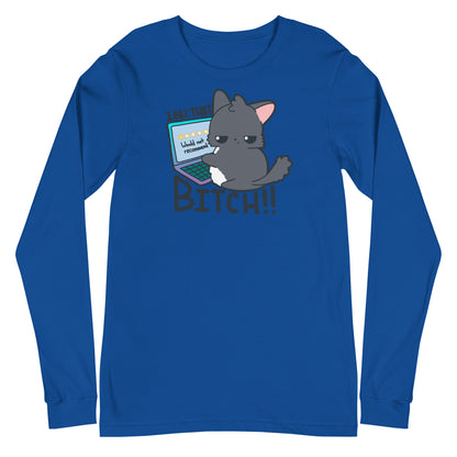 100 % THAT BITCH - Long Sleeve Tee - ChubbleGumLLC