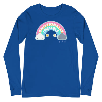 EMOTIONALLY UNSTABLE - Long Sleeve Tee - ChubbleGumLLC