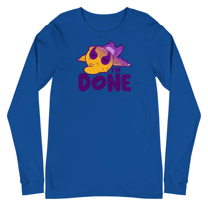 IM DONE - Long Sleeve Tee - ChubbleGumLLC