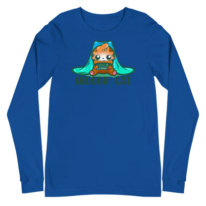 INDOOR CAT - Long Sleeve Tee - ChubbleGumLLC