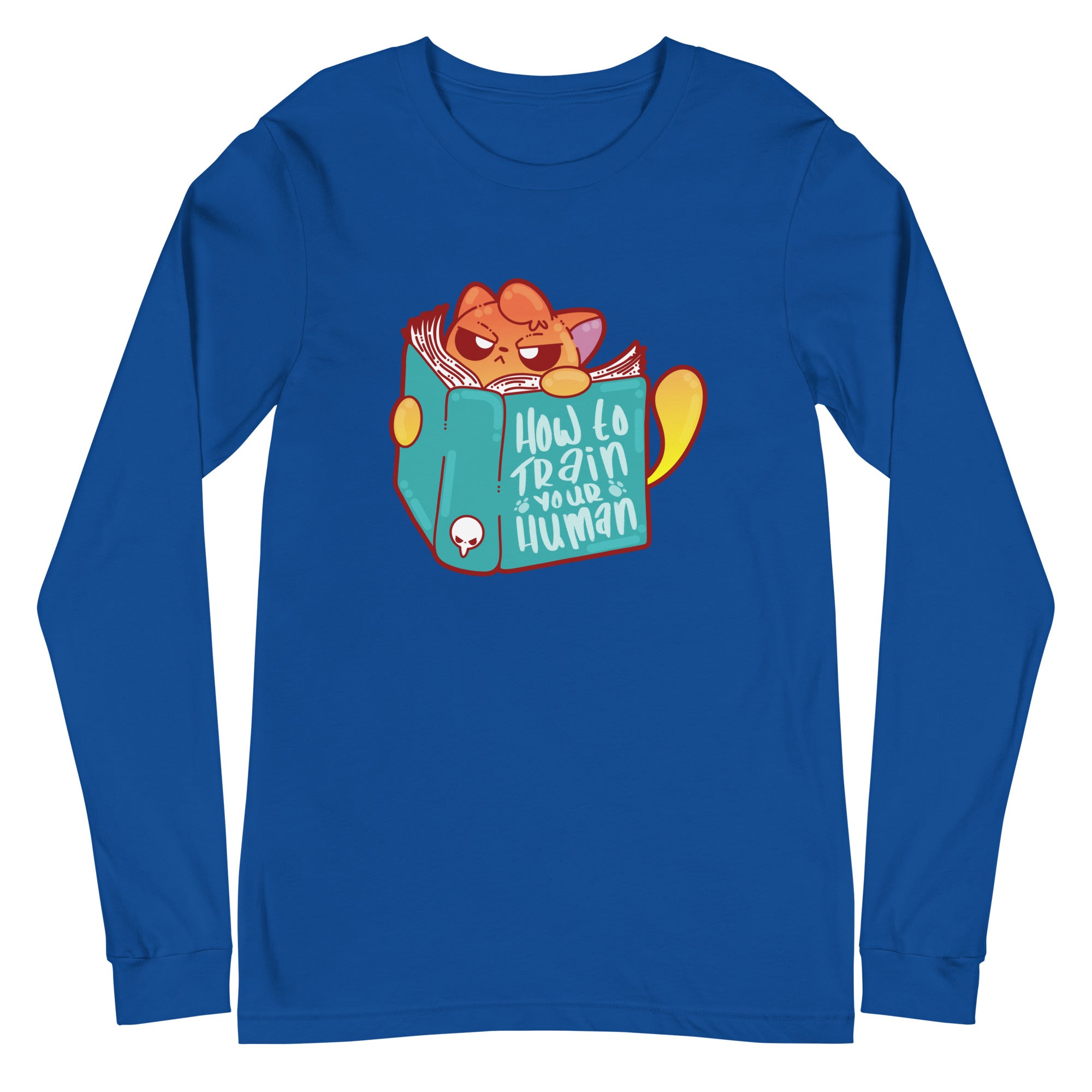 HOW TO TRAIN YOUR HUMAN - Long Sleeve Tee - ChubbleGumLLC