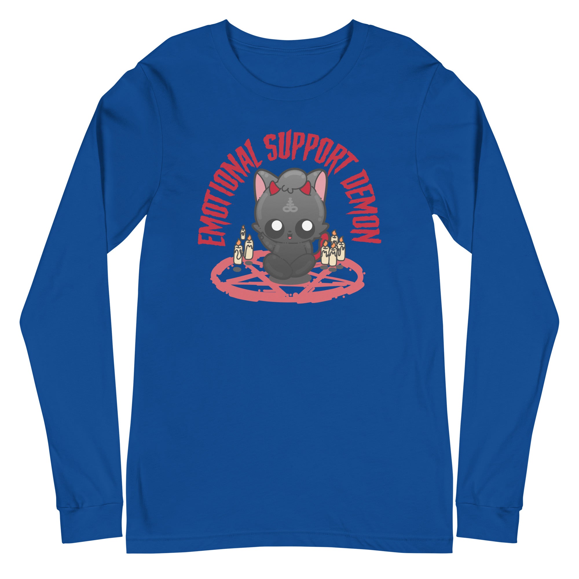 EMOTIONAL SUPPORT DEMON - Long Sleeve Tee