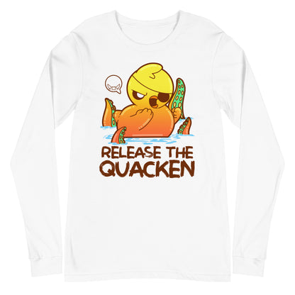 RELEASE THE QUACKEN - Long Sleeve Tee - ChubbleGumLLC