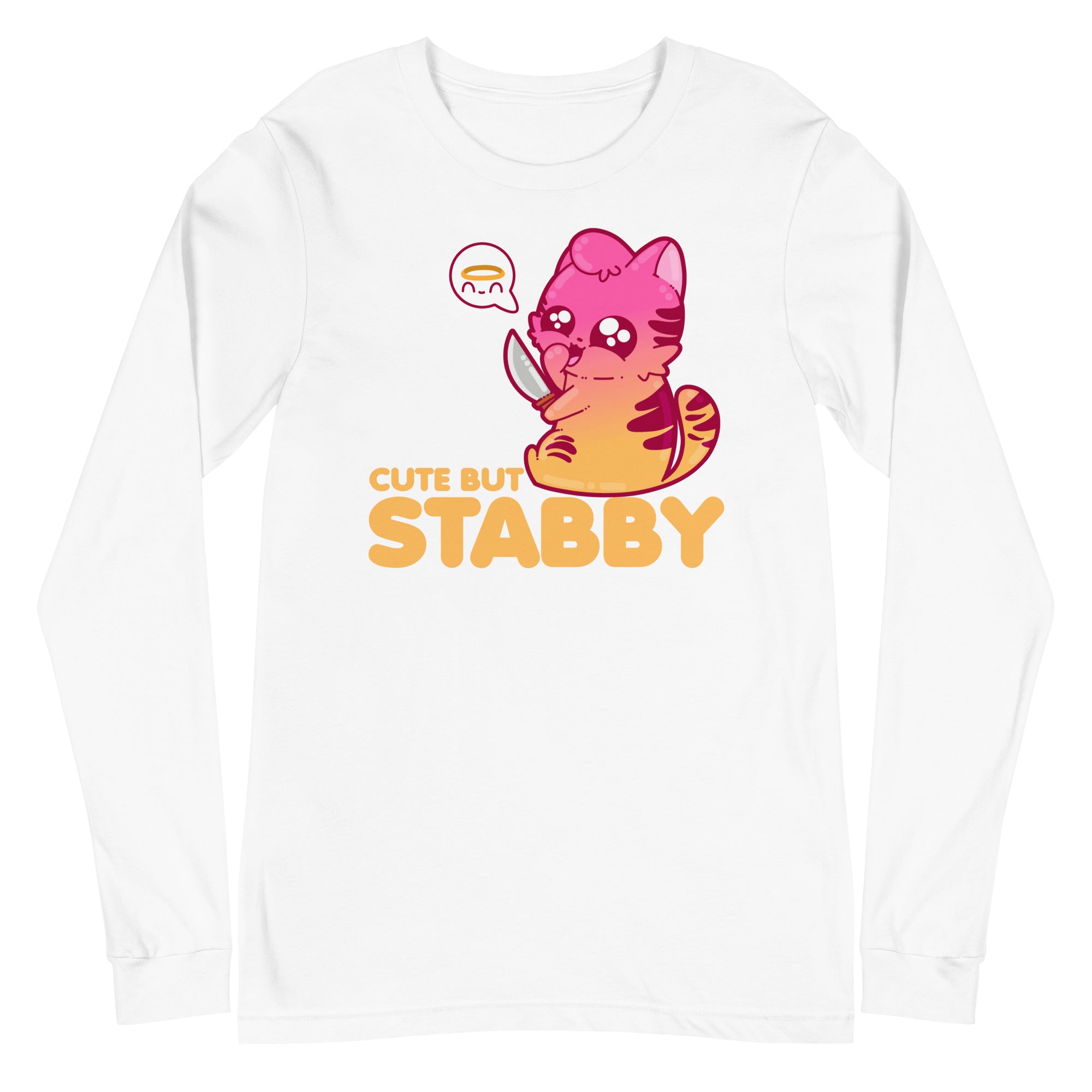 CUTE BUT STABBY - Long Sleeve Tee - ChubbleGumLLC