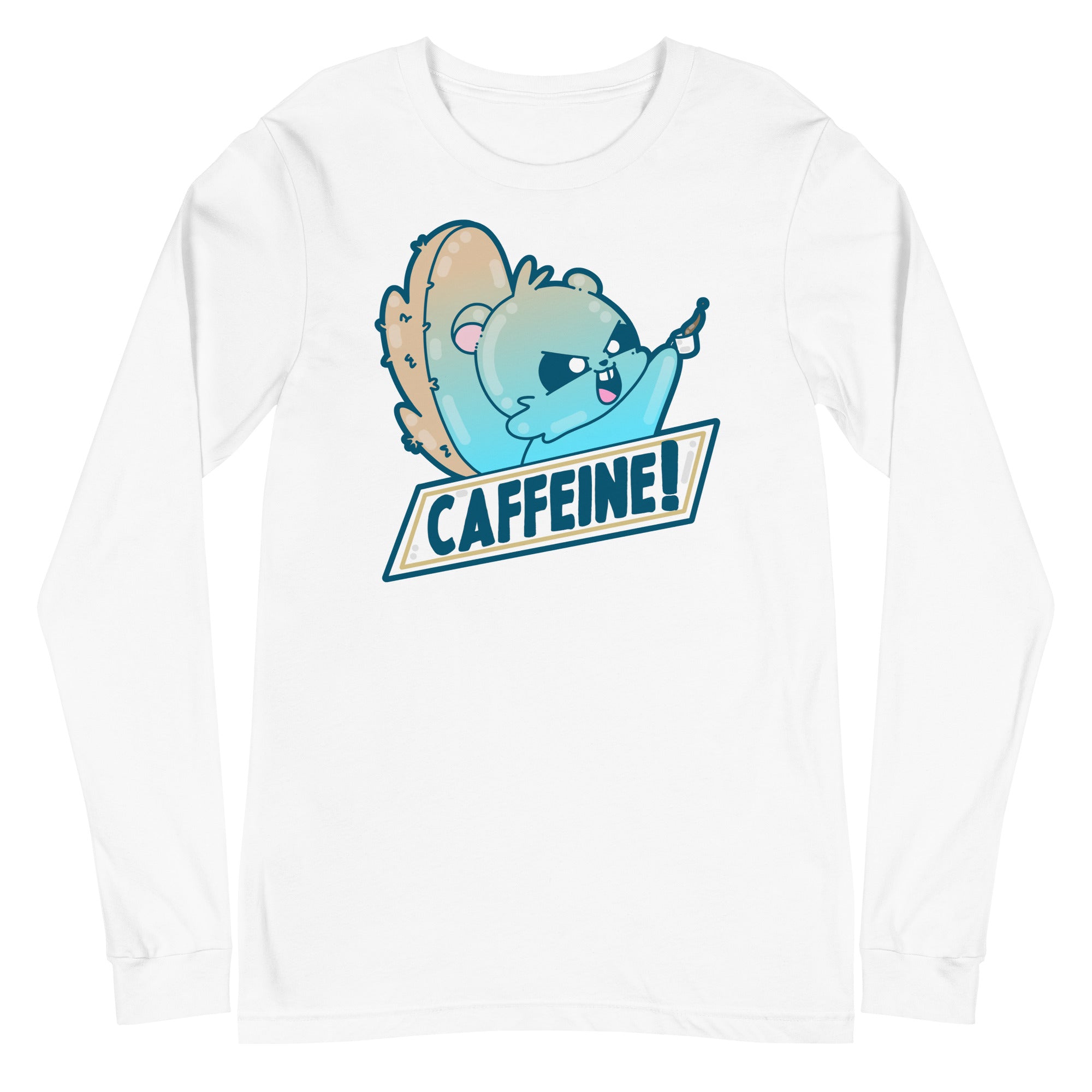 CAFFEINE - Long Sleeve Tee - ChubbleGumLLC