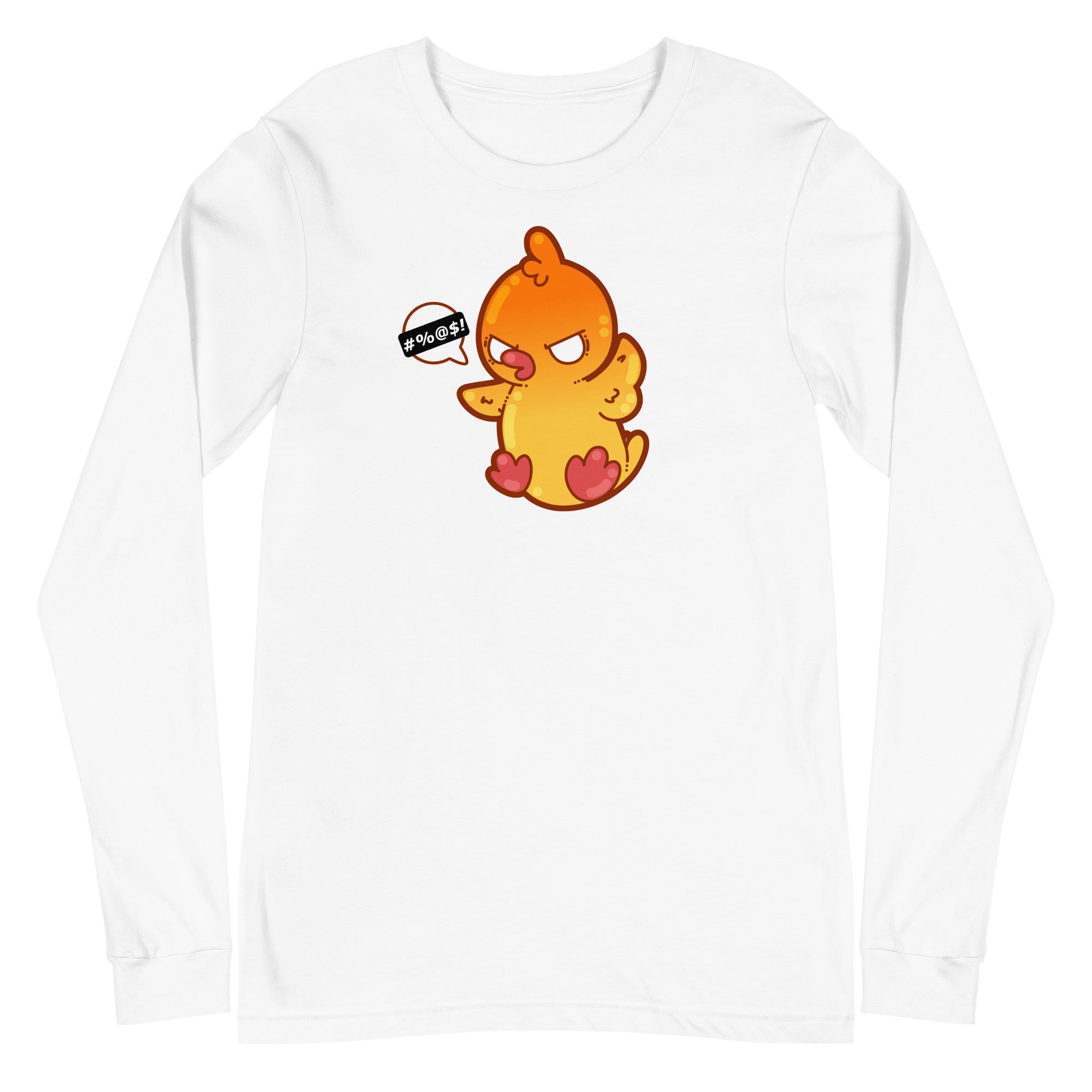 DUCK STUPID AUTOCORRECT - Modified Long Sleeve Tee - ChubbleGumLLC