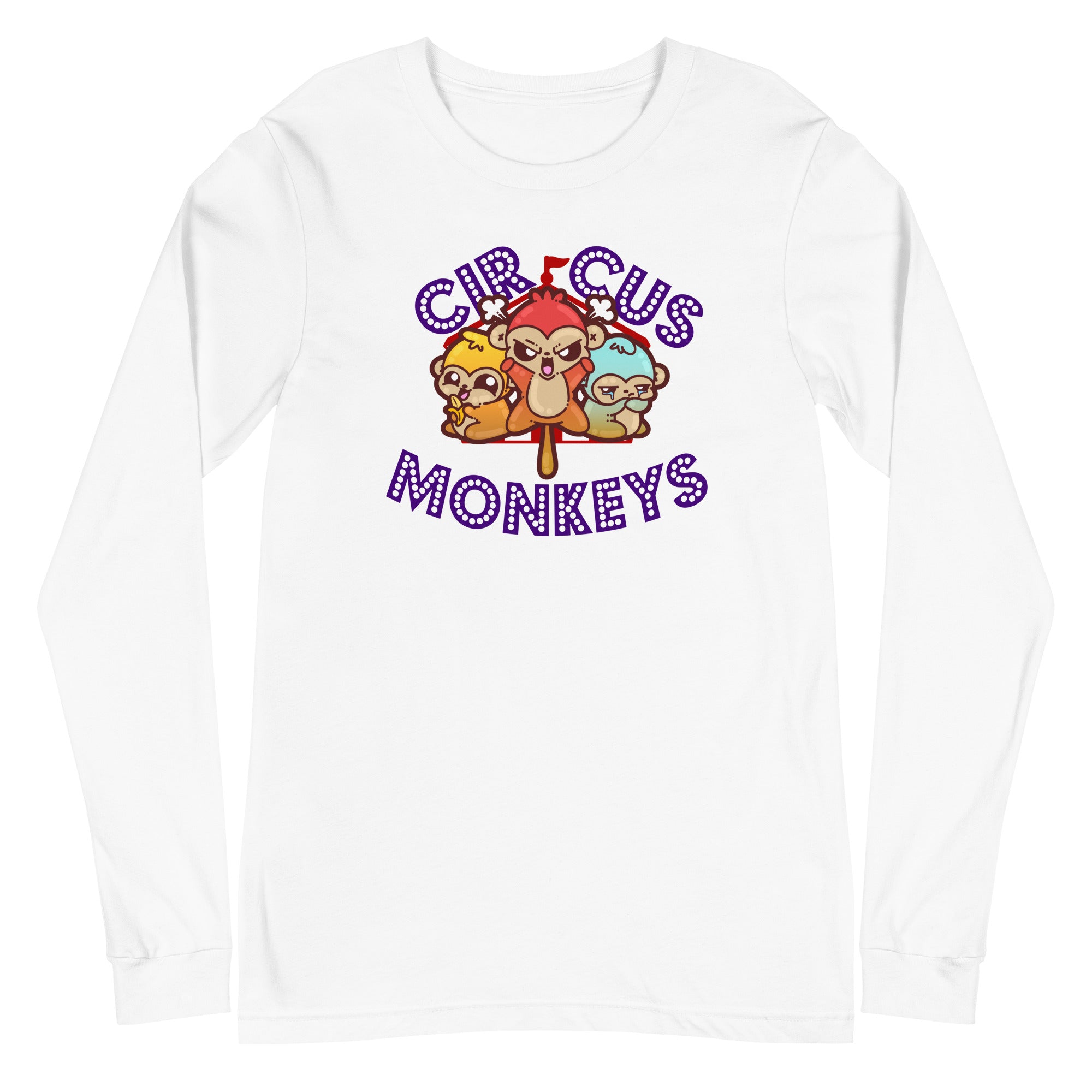 NOT MY CIRCUS NOT MY MONKEYS - Modified Long Sleeve Tee - ChubbleGumLLC