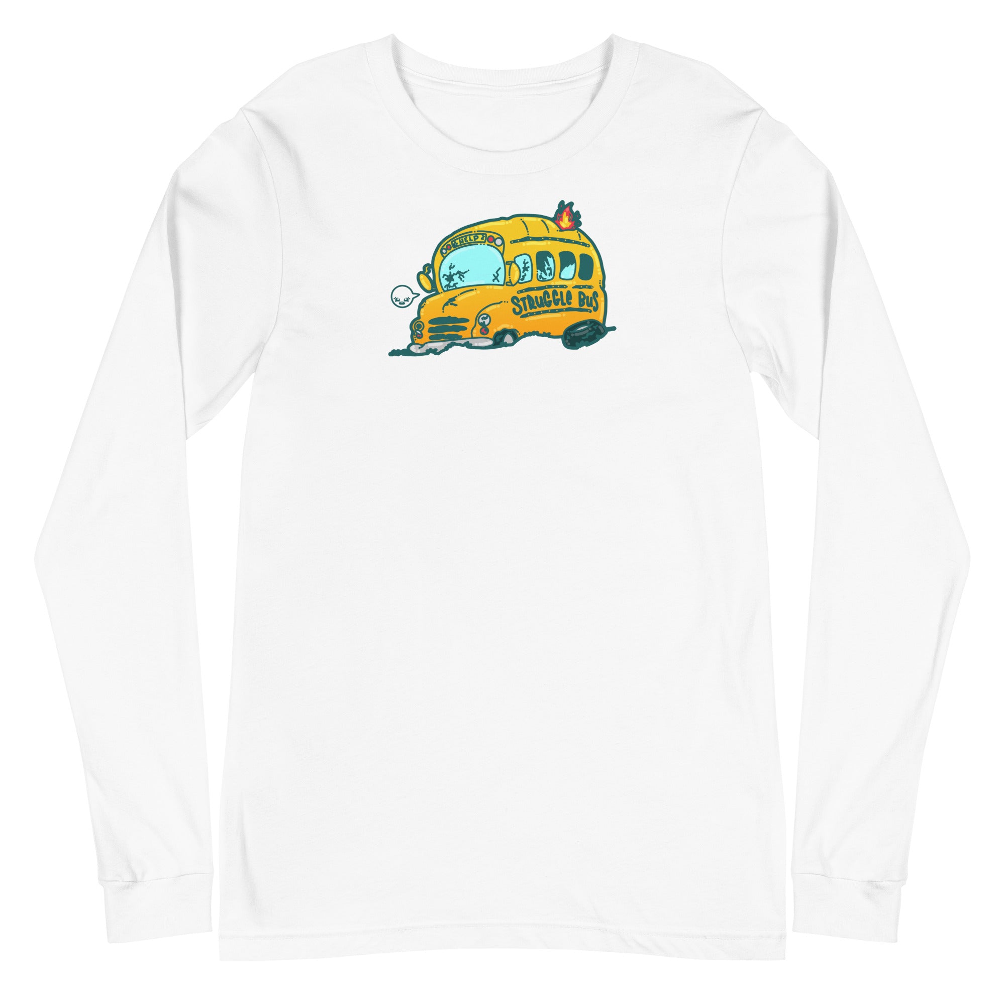 ALL ABOARD THE STRUGGLE BUS - Long Sleeve Tee - ChubbleGumLLC