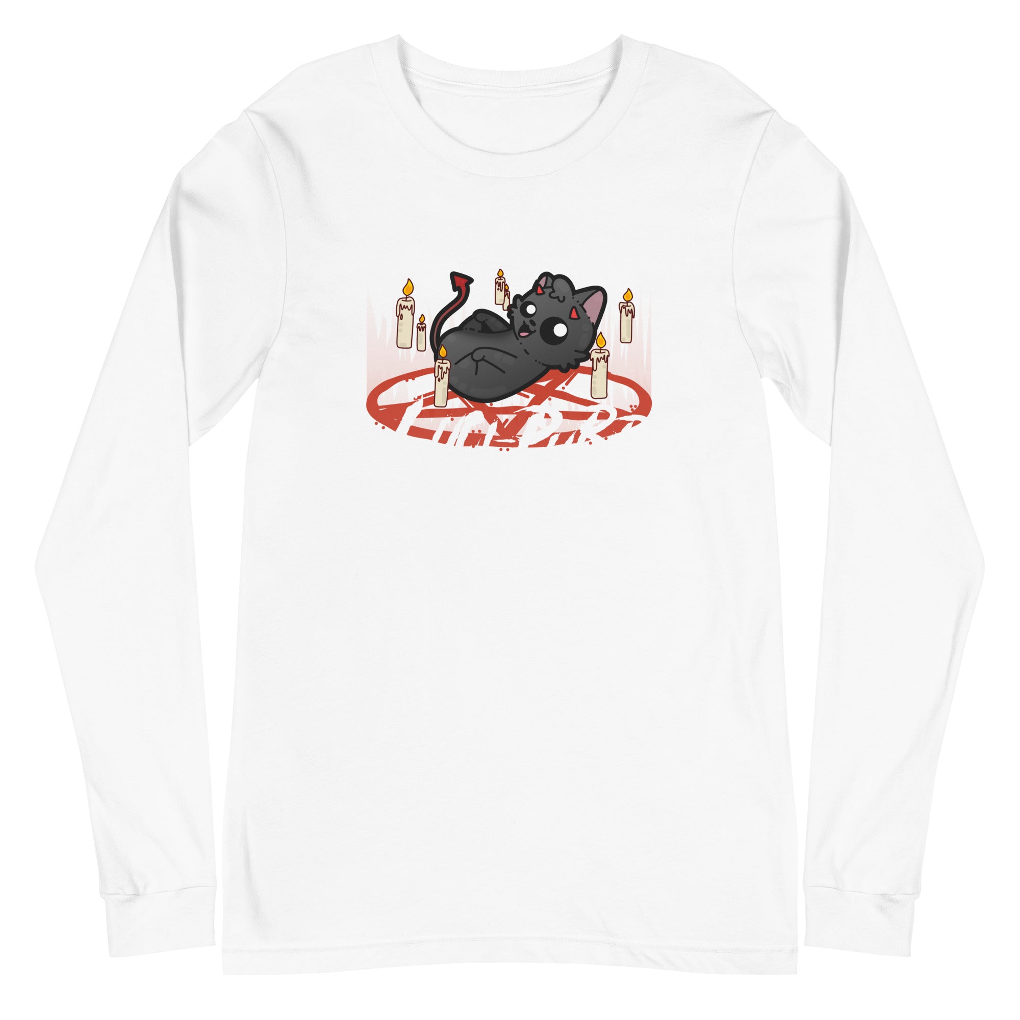 ALL HAIL LUCIPURR - Long Sleeve Tee - ChubbleGumLLC