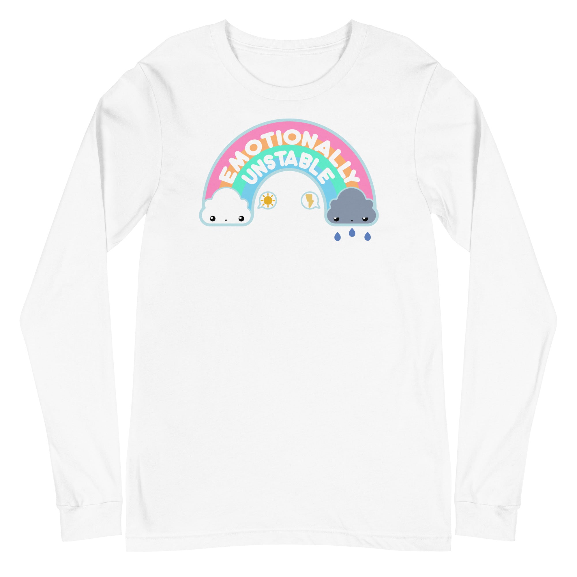 EMOTIONALLY UNSTABLE - Long Sleeve Tee - ChubbleGumLLC