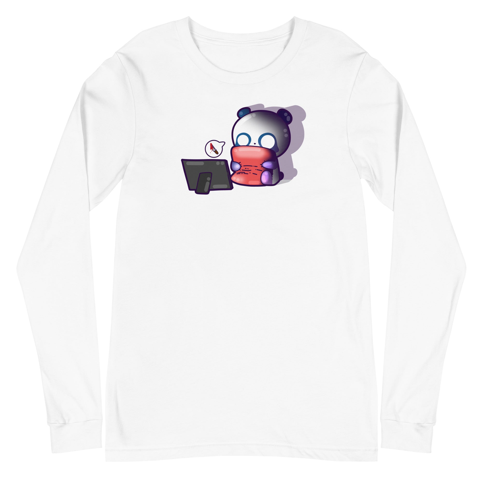 LEARNING HOW TO MURDER THINGS - Long Sleeve Tee - ChubbleGumLLC