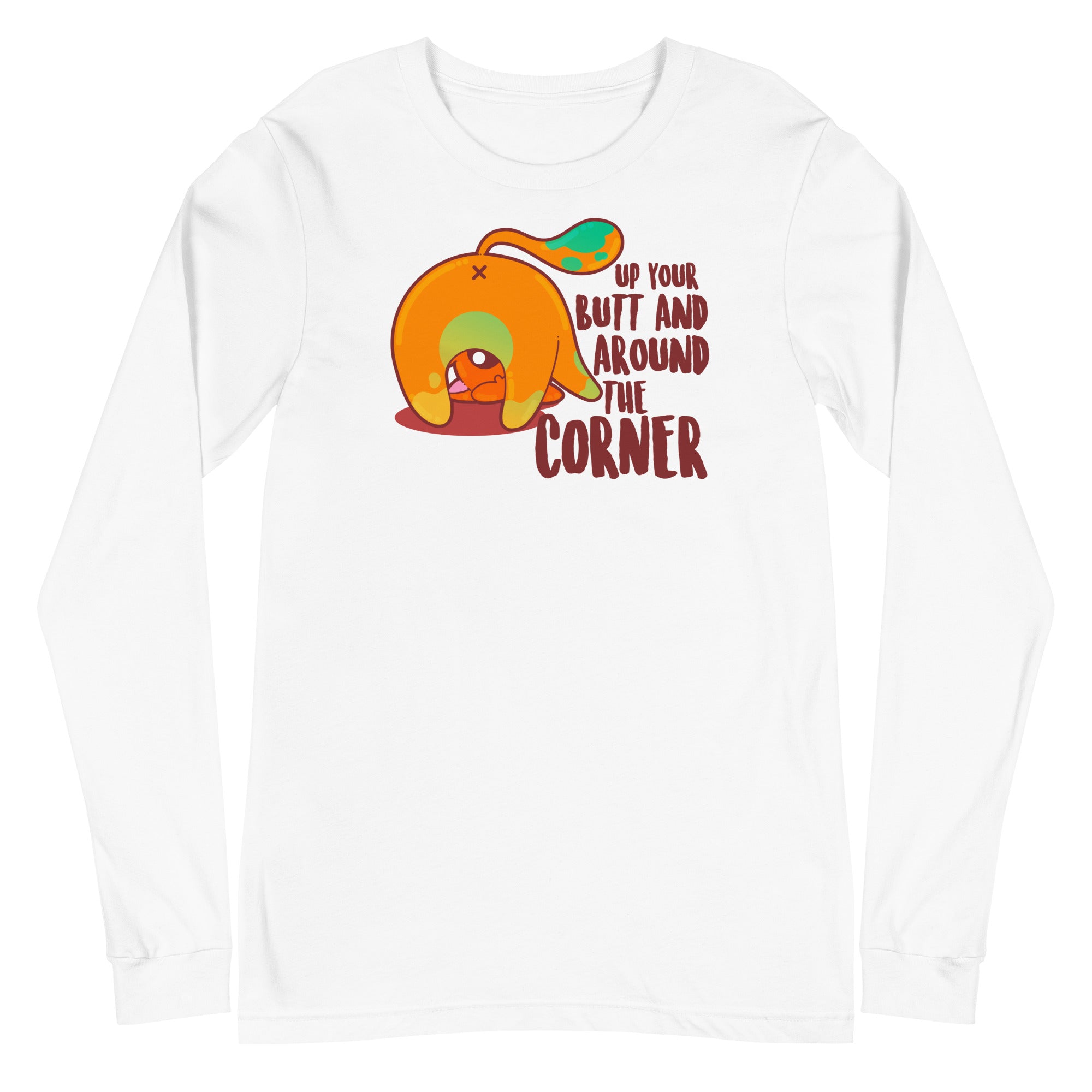 UP YOUR BUTT - Long Sleeve Tee - ChubbleGumLLC