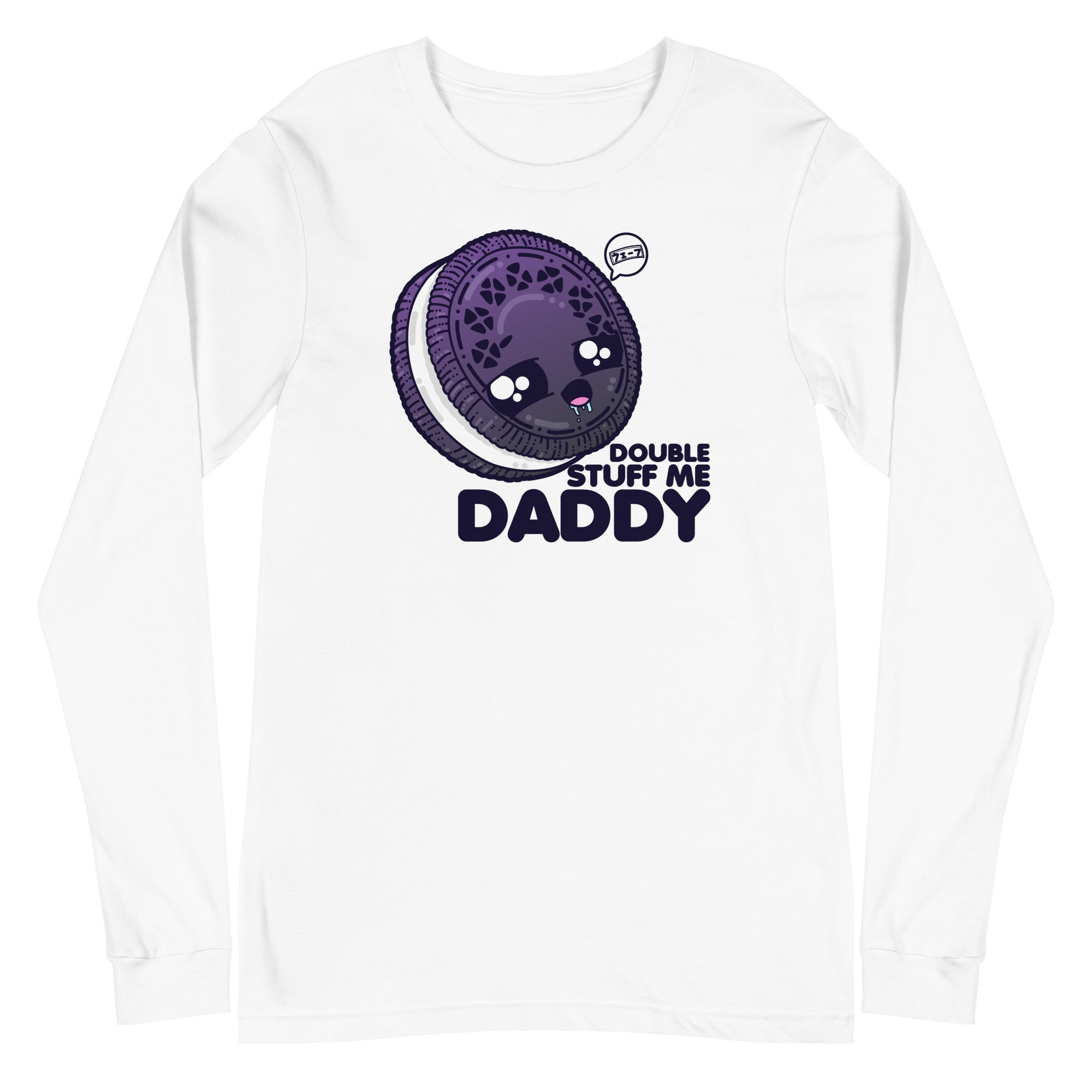 DOUBKE STUFF ME DADDY - Long Sleeve Tee - ChubbleGumLLC