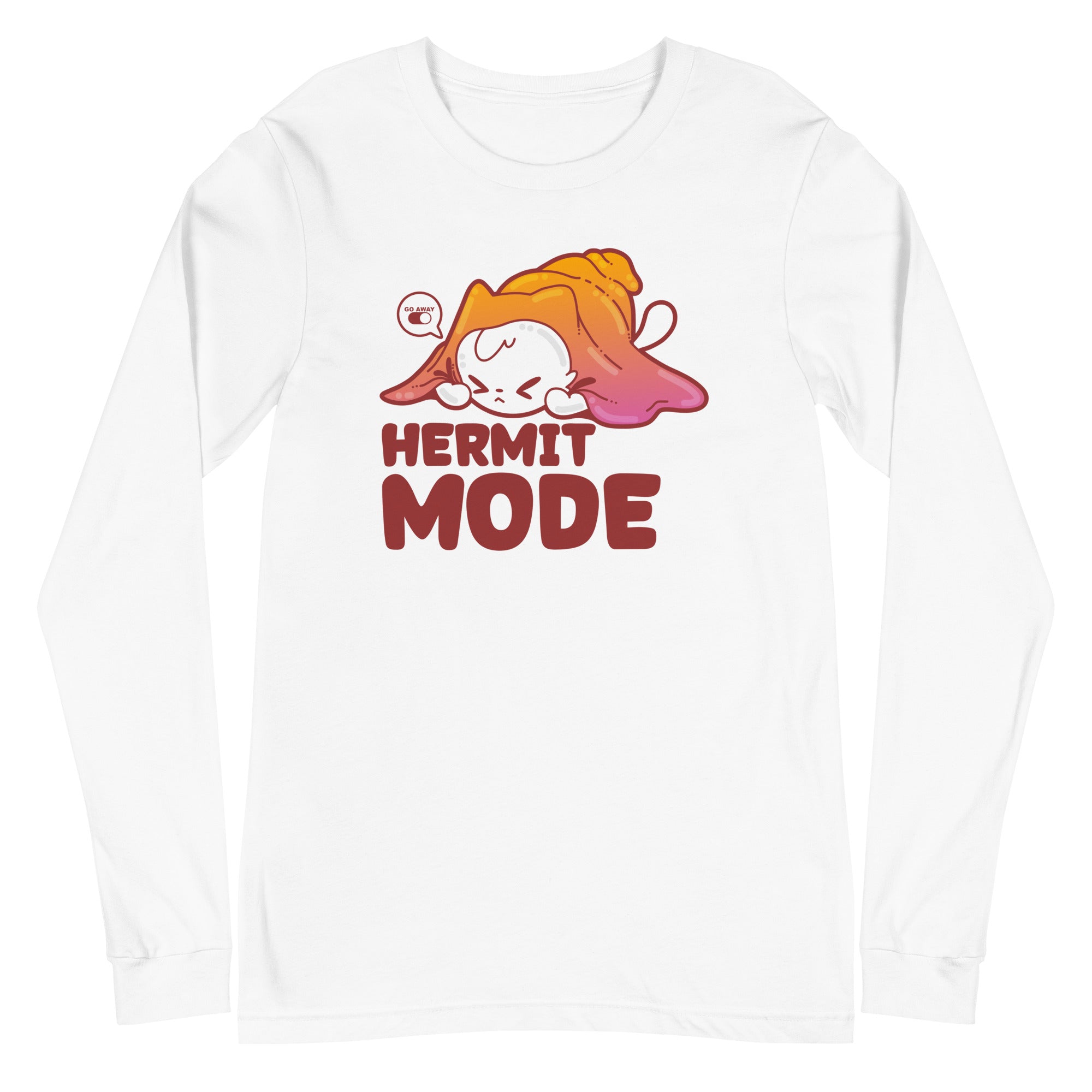 HERMIT MODE - Long Sleeve Tee - ChubbleGumLLC