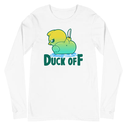 DUCK OFF - Long Sleeve Tee - ChubbleGumLLC