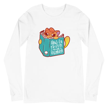 HOW TO TRAIN YOUR HUMAN - Long Sleeve Tee - ChubbleGumLLC