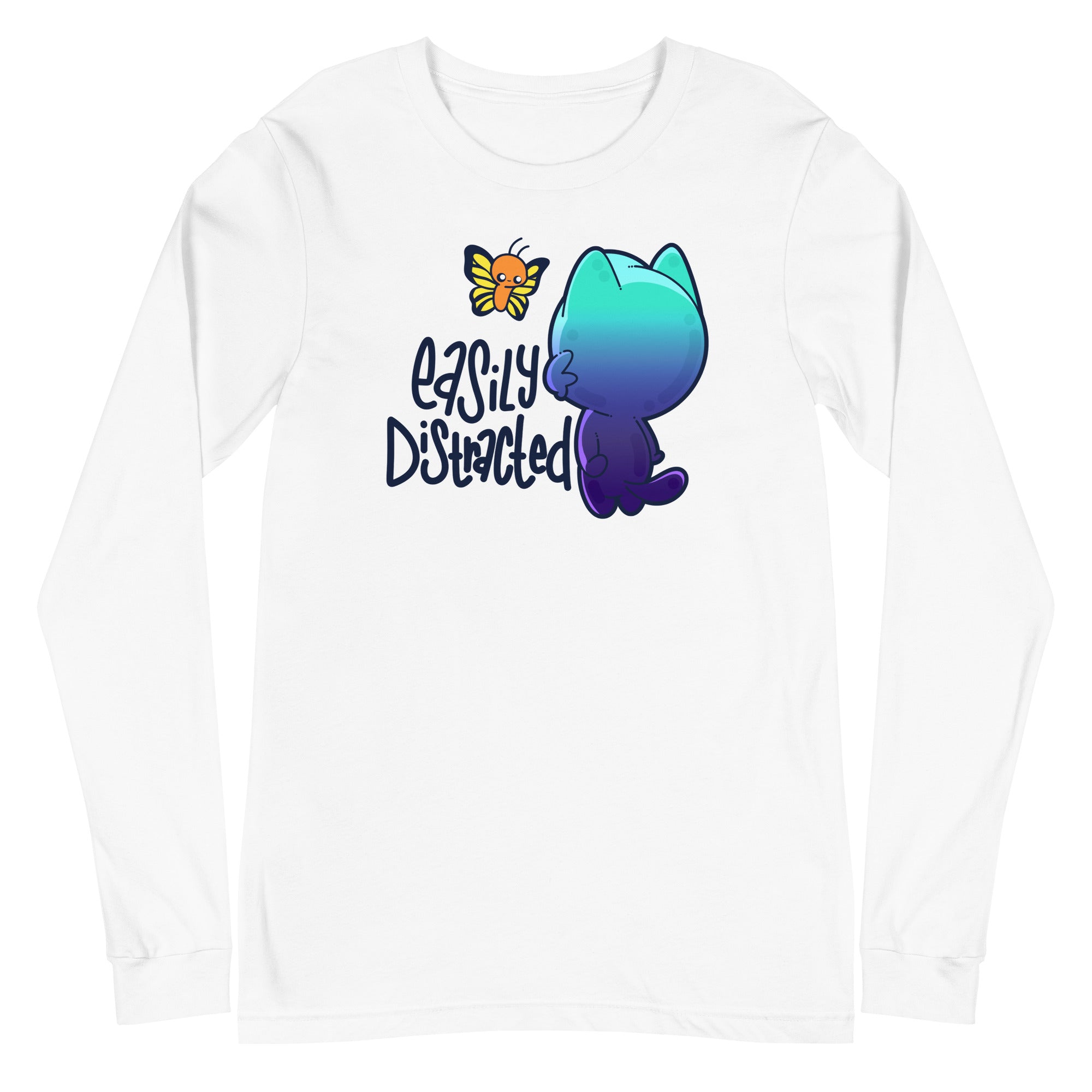 EASILY DISTRACTED - Long Sleeve Tee