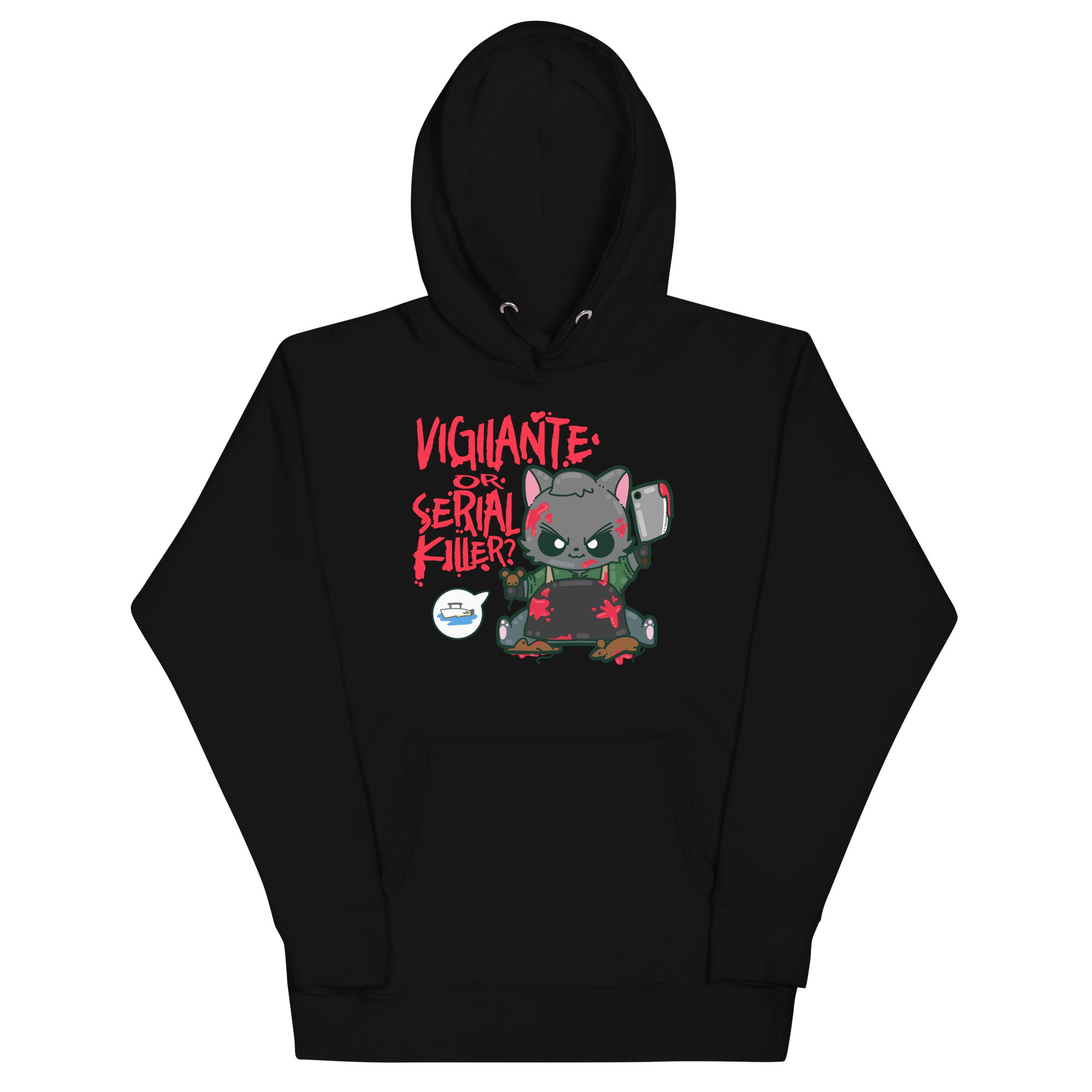 VIGILANTE OR SERIAL KILLER - Hoodie - ChubbleGumLLC