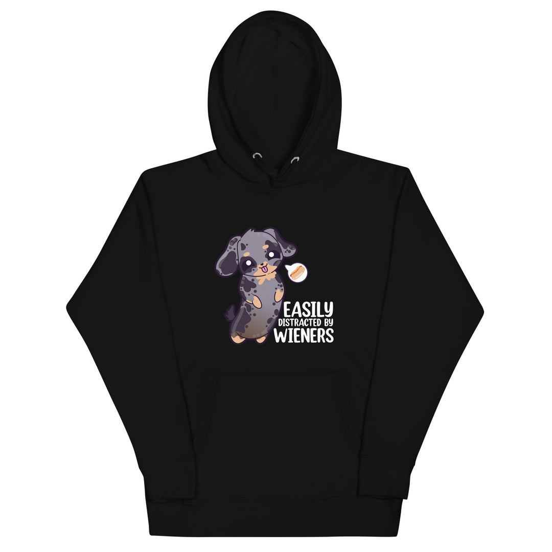 EASILY DISTRACTED BY WEINERS - Modded Hoodie - ChubbleGumLLC