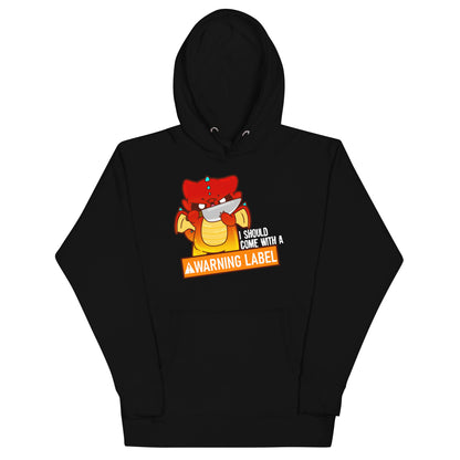 I SHOILD COME WITH A WARNING LABEL - Hoodie - ChubbleGumLLC