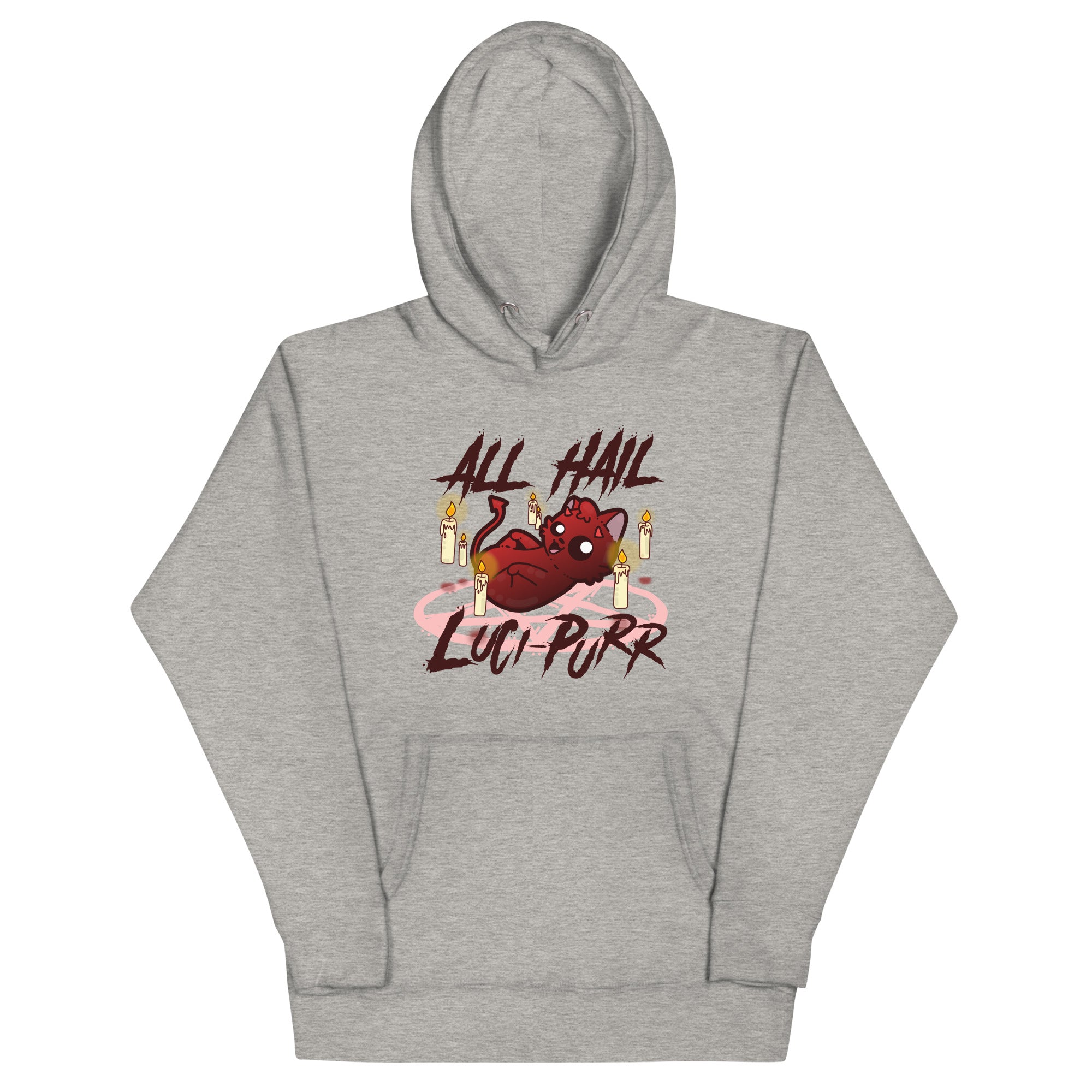 ALL HAIL LUCIPURR - Hoodie - ChubbleGumLLC