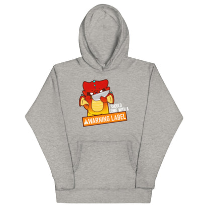 I SHOILD COME WITH A WARNING LABEL - Hoodie - ChubbleGumLLC