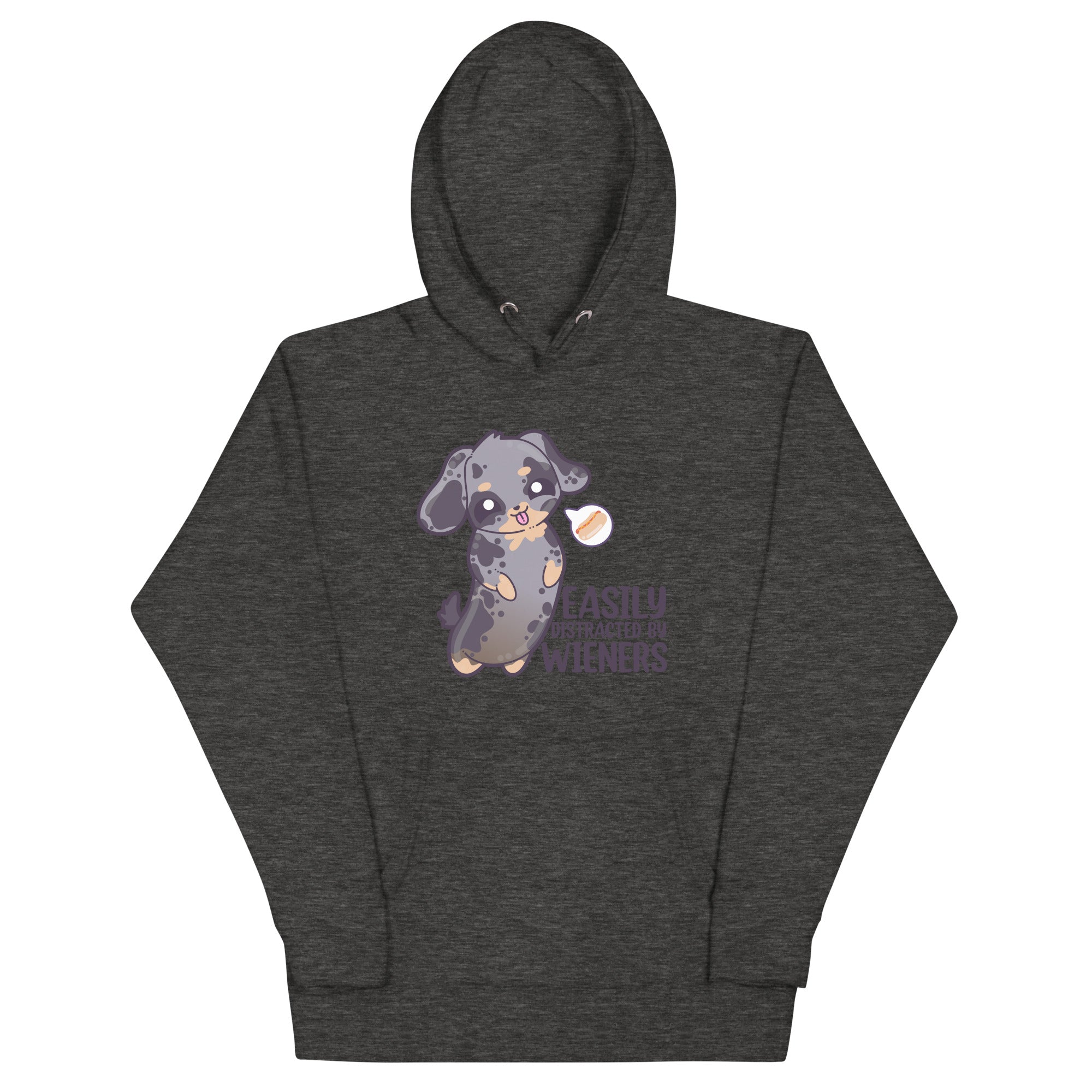 EASILY DISTRACTED BY WIENERS - Hoodie - ChubbleGumLLC