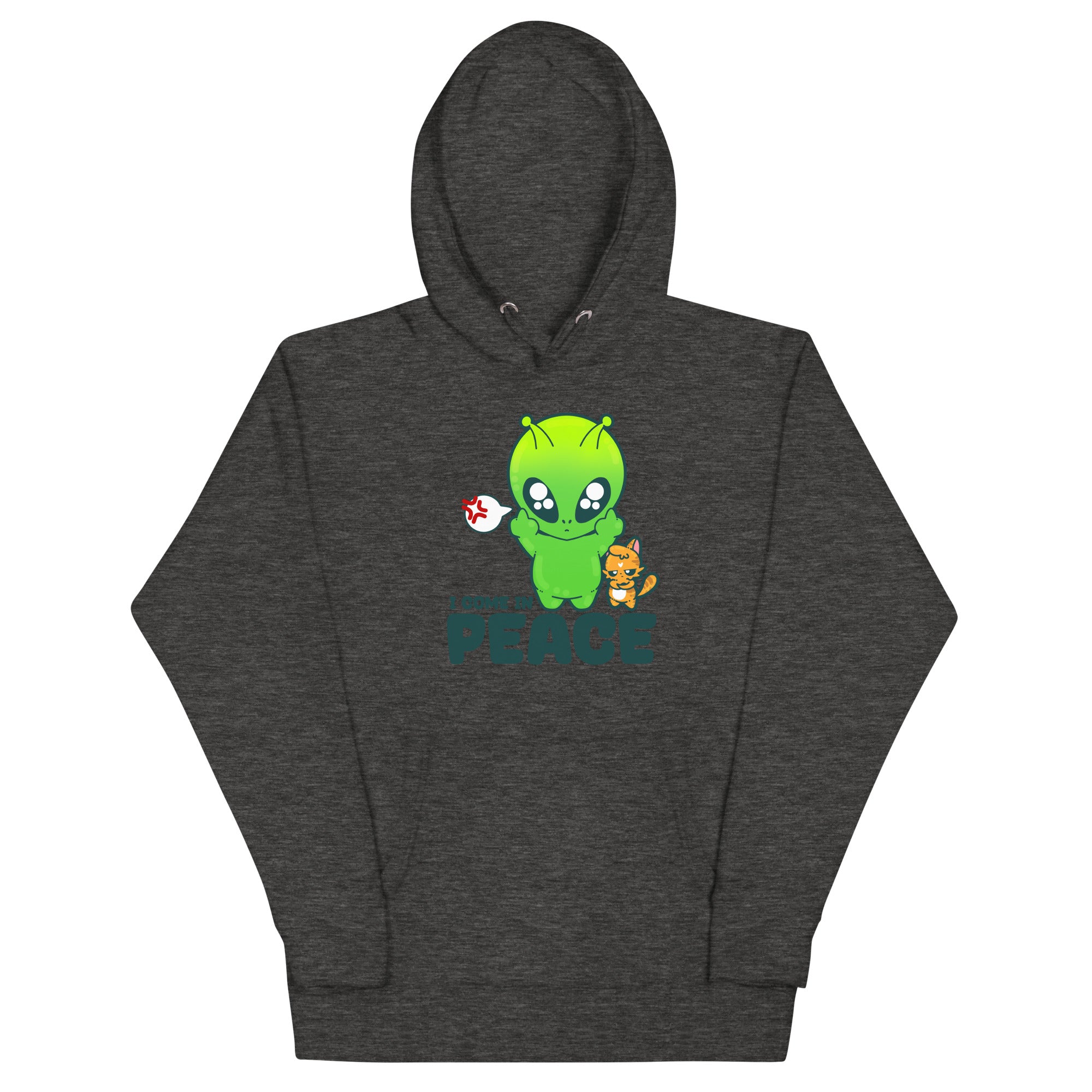 I COME IN PEACE - Hoodie - ChubbleGumLLC