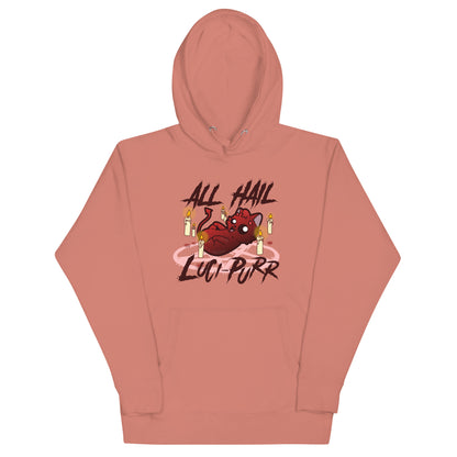 ALL HAIL LUCIPURR - Hoodie - ChubbleGumLLC