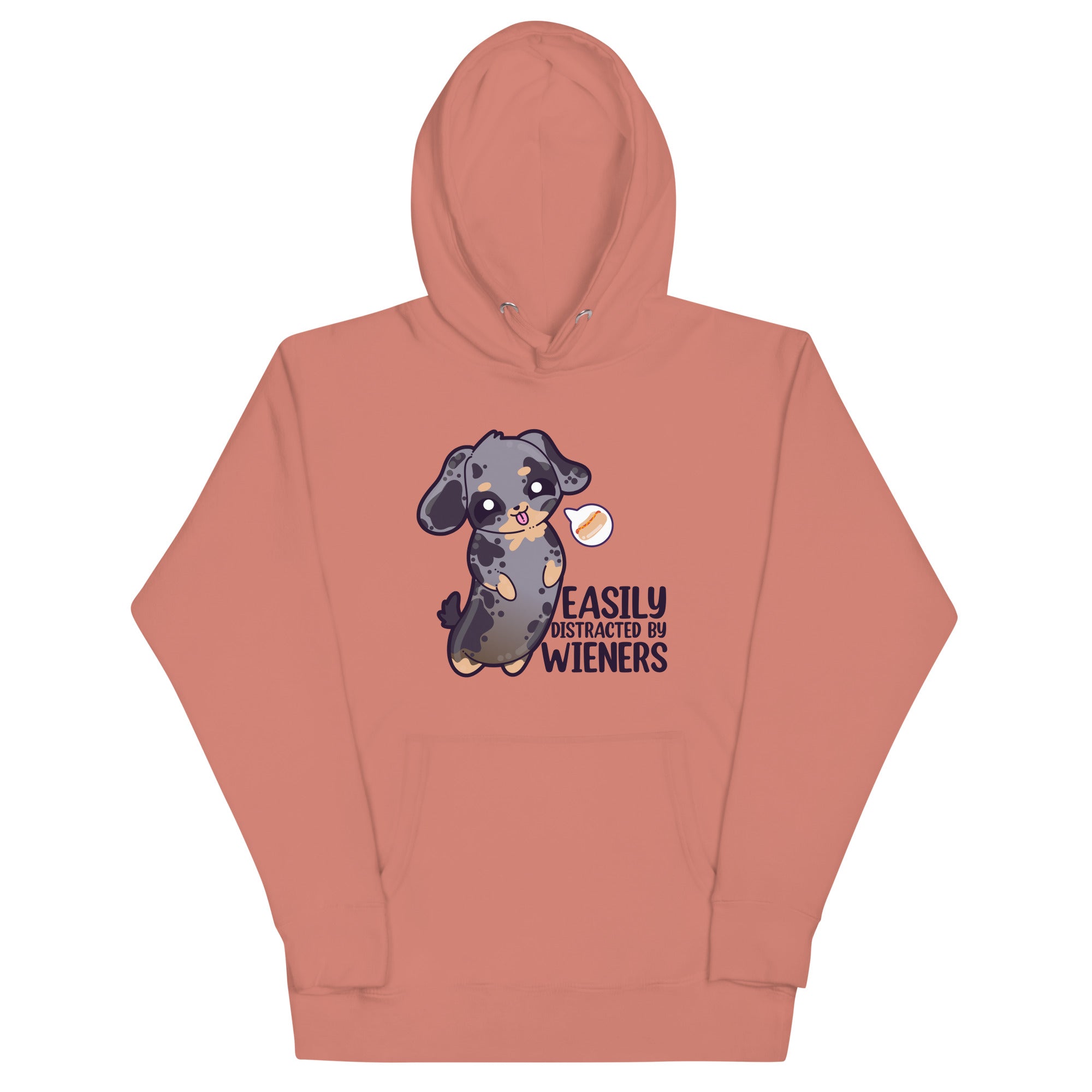 EASILY DISTRACTED BY WIENERS - Hoodie - ChubbleGumLLC