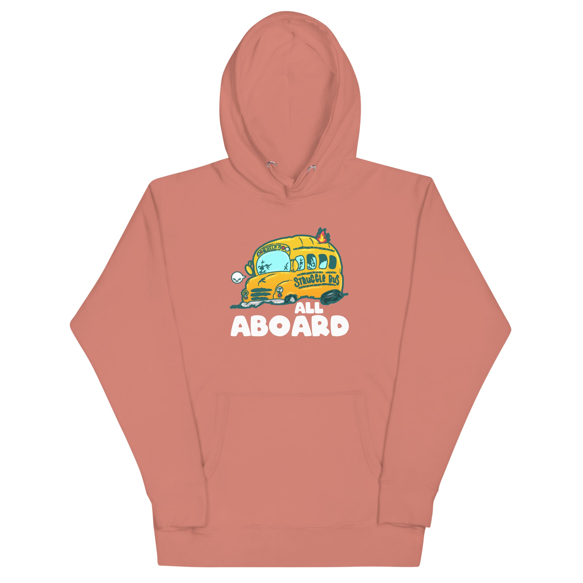 ALL ABOARD THE STRUGGLE BUS - Modded Hoodie - ChubbleGumLLC