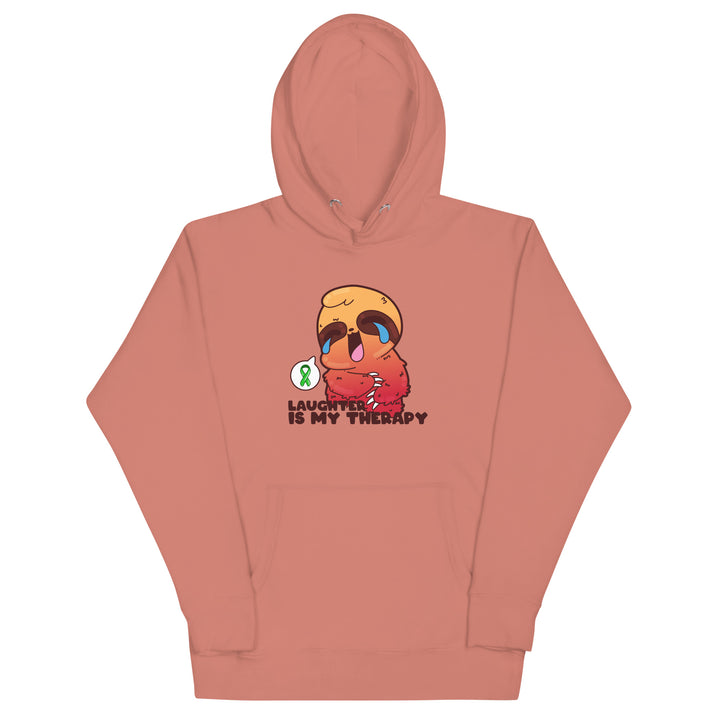 LAUGHTER IS MY THERAPY - Hoodie - ChubbleGumLLC
