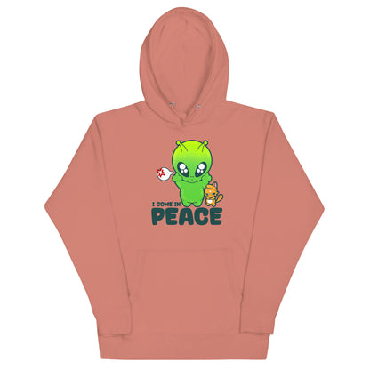 I COME IN PEACE - Hoodie - ChubbleGumLLC