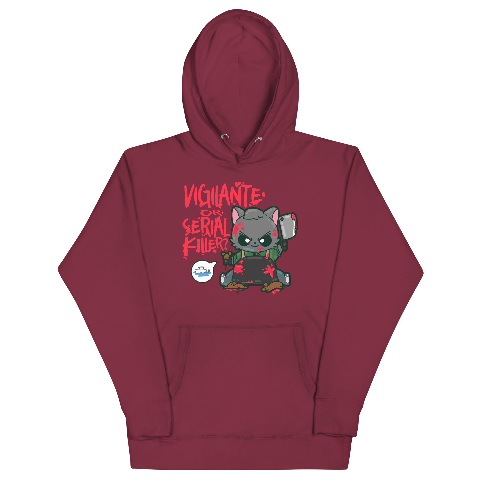 VIGILANTE OR SERIAL KILLER - Hoodie - ChubbleGumLLC