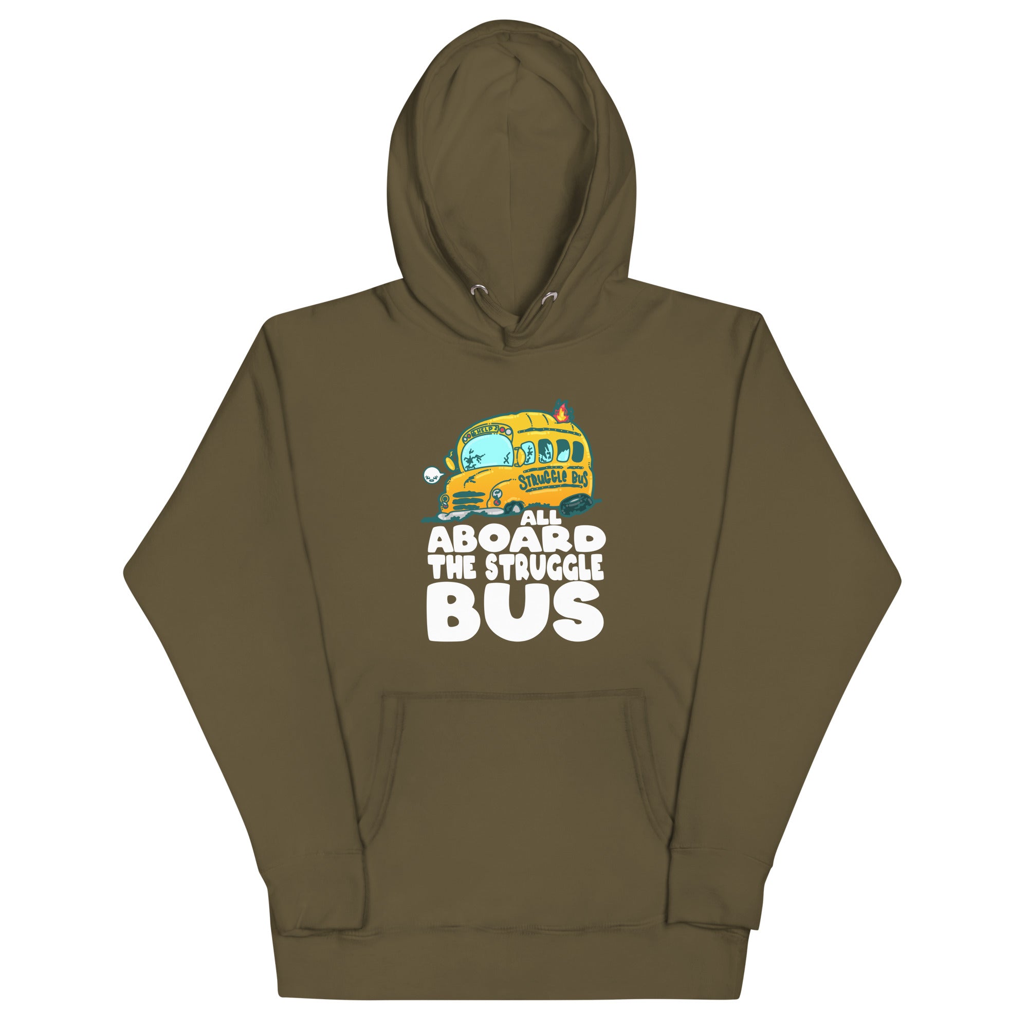 ALL ABOARD THE STRUGGLE BUS - Hoodie - ChubbleGumLLC