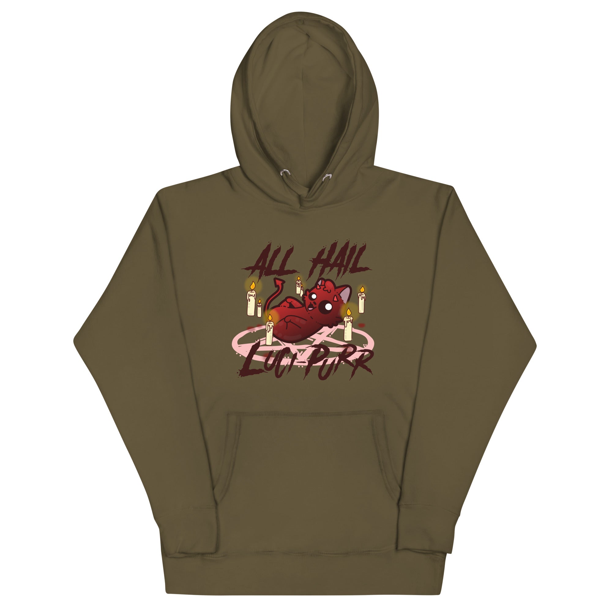 ALL HAIL LUCIPURR - Hoodie - ChubbleGumLLC