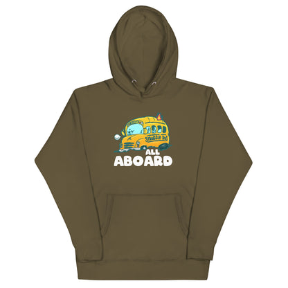 ALL ABOARD THE STRUGGLE BUS - Modded Hoodie - ChubbleGumLLC