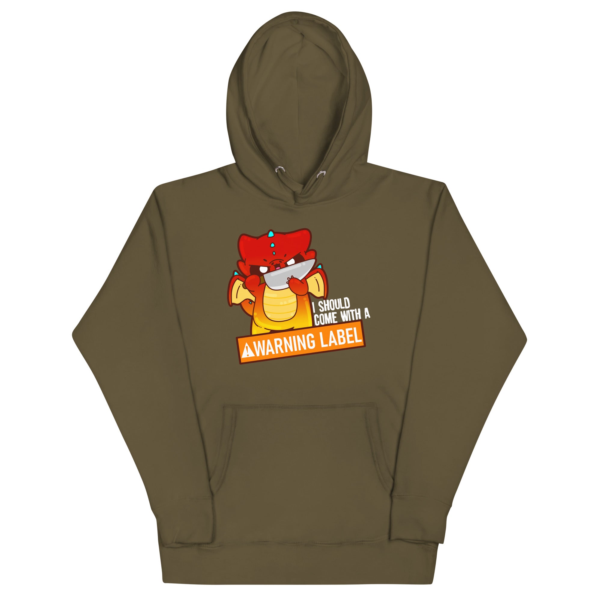 I SHOILD COME WITH A WARNING LABEL - Hoodie - ChubbleGumLLC