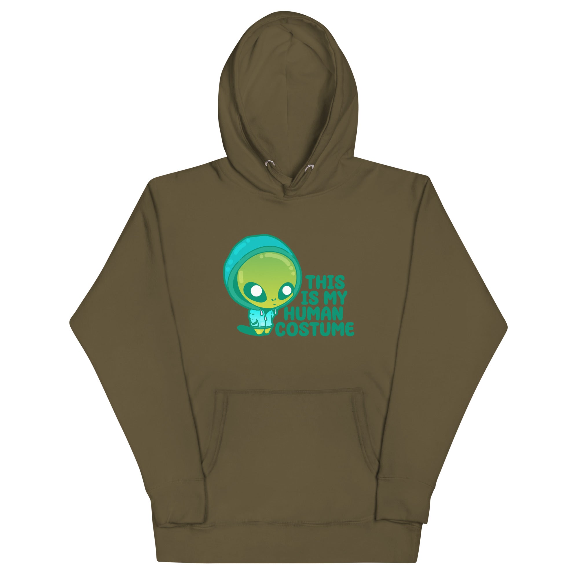 THIS IS MY HUMAN COSTUME - Hoodie - ChubbleGumLLC