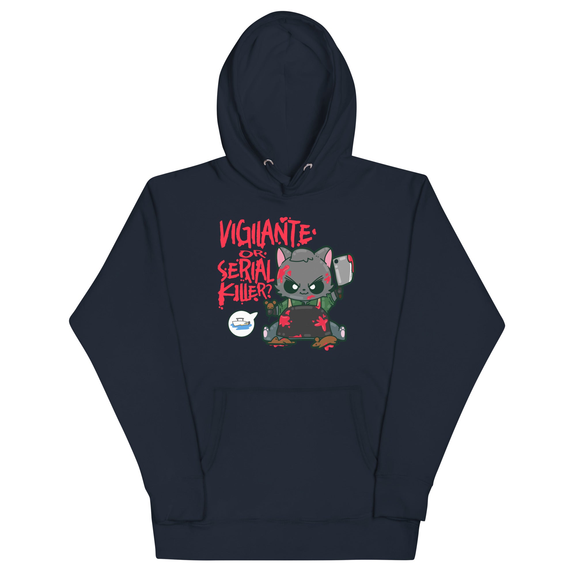 VIGILANTE OR SERIAL KILLER - Hoodie - ChubbleGumLLC