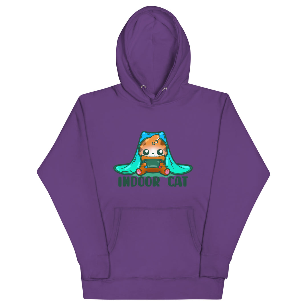 INDOOR CAT - Hoodie - ChubbleGumLLC